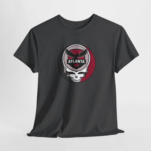 Grateful Dead - Atlanta Falcons Stealie Grateful Dead Steal Your Face T-Shirt - NFL - StealieShop